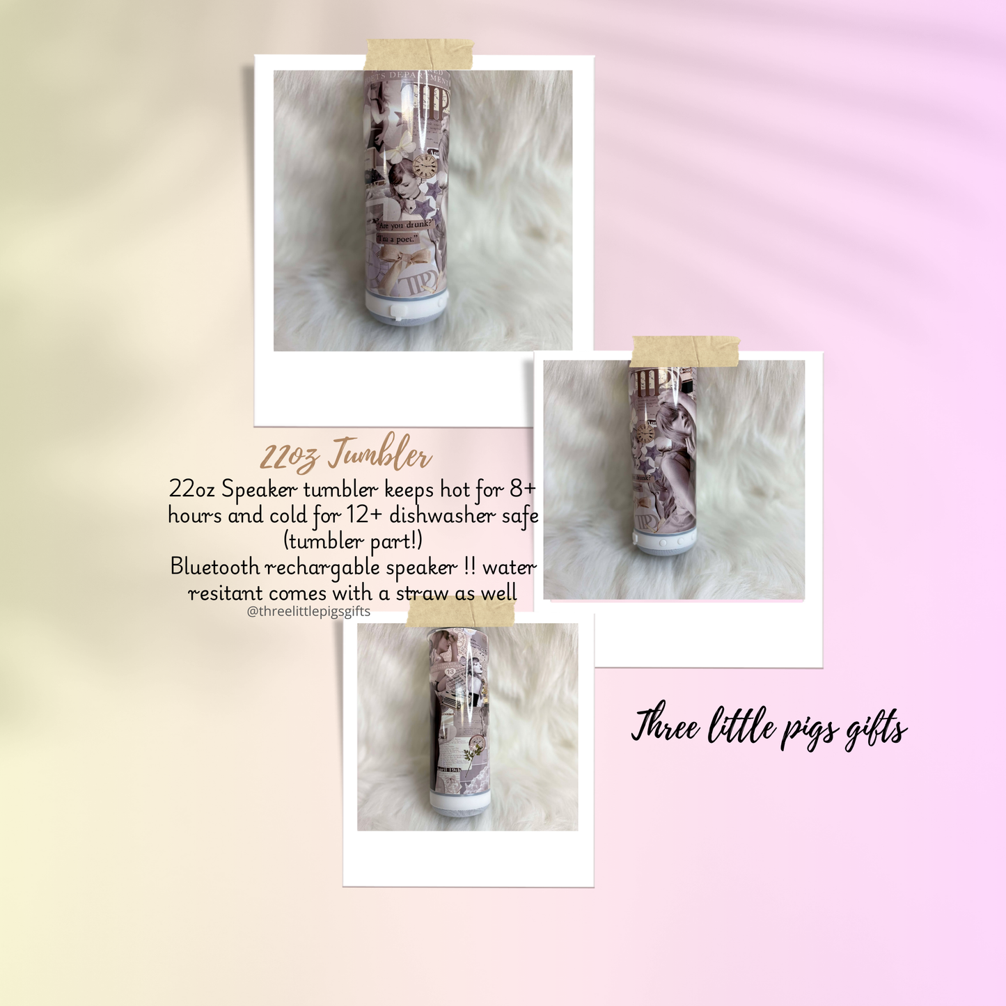 Taylor inspired Speaker Tumblers