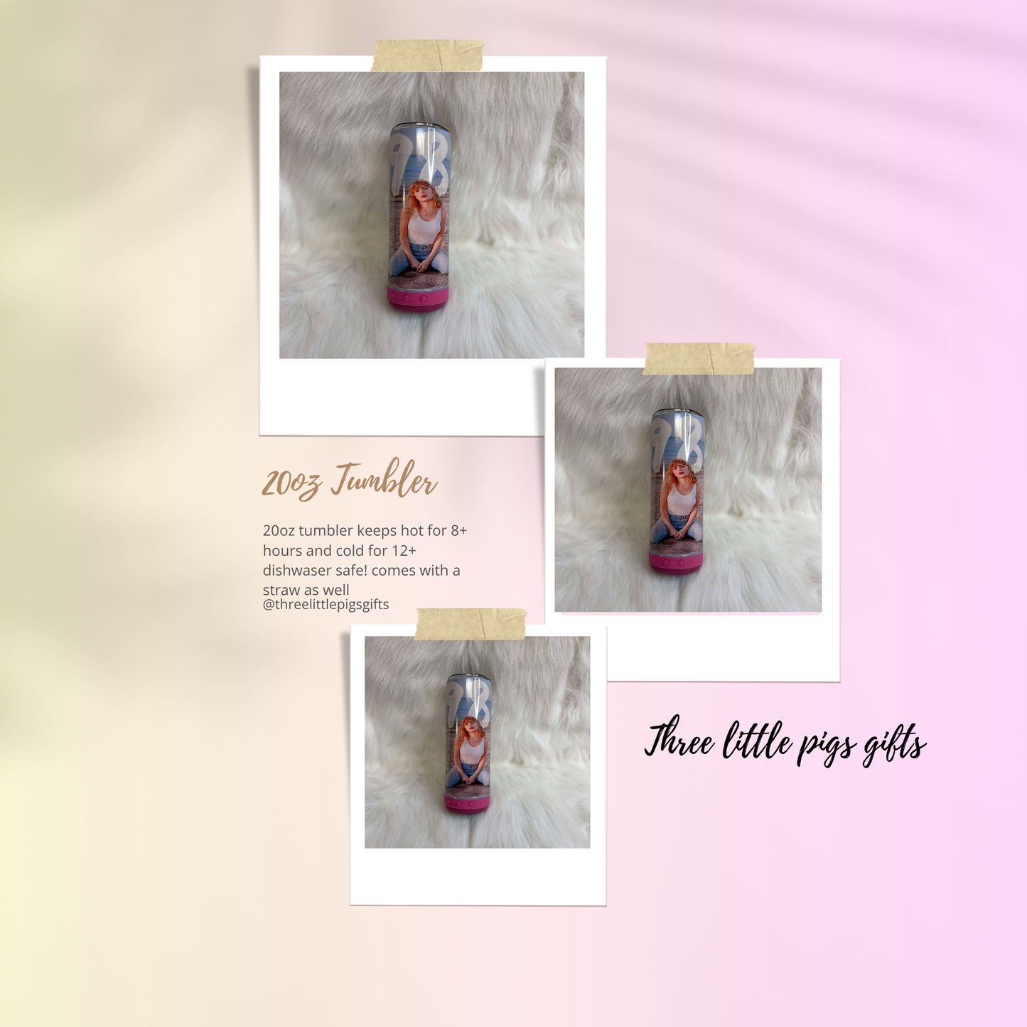Taylor inspired Speaker Tumblers
