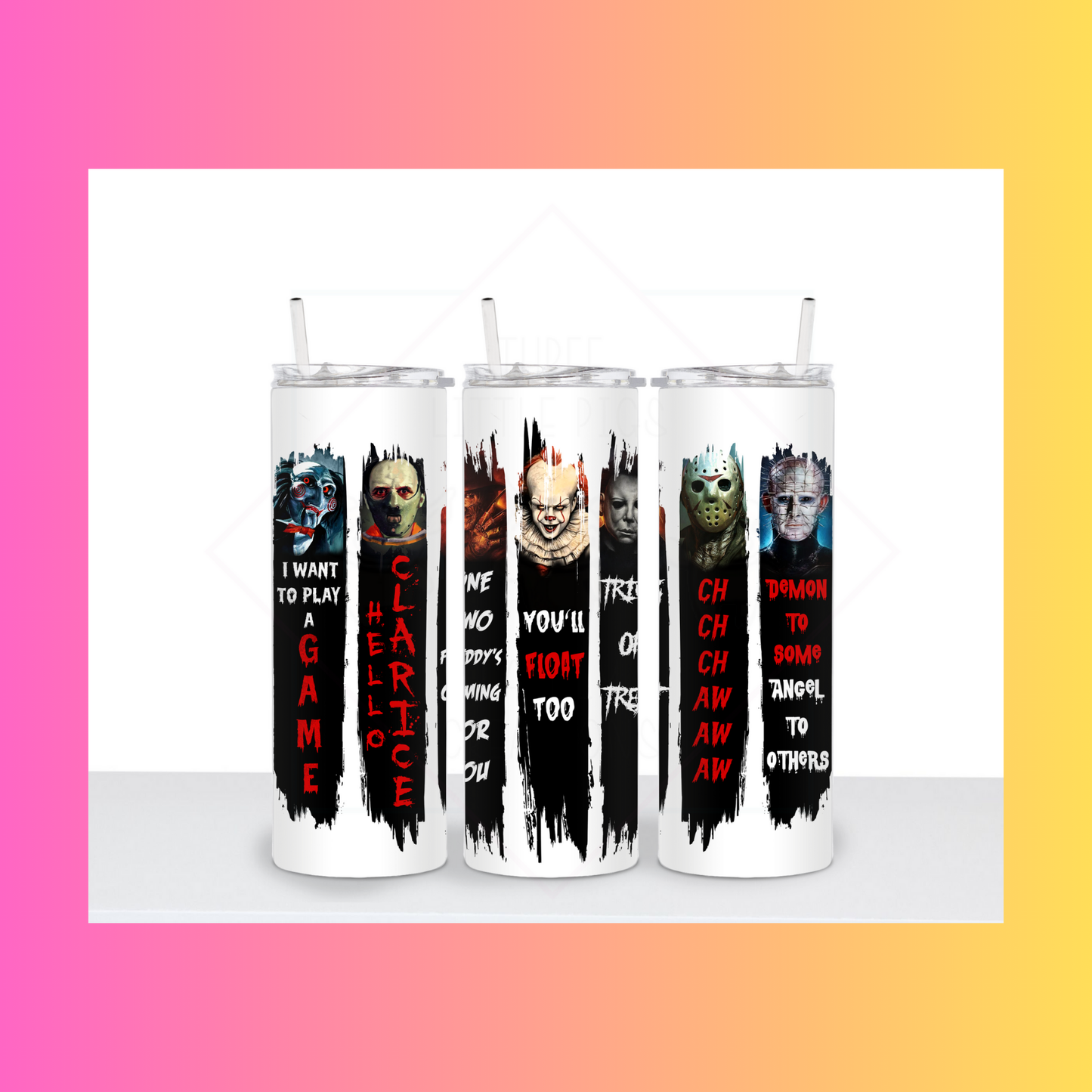 👻 Horror Inspired Tumbler Collection 👻