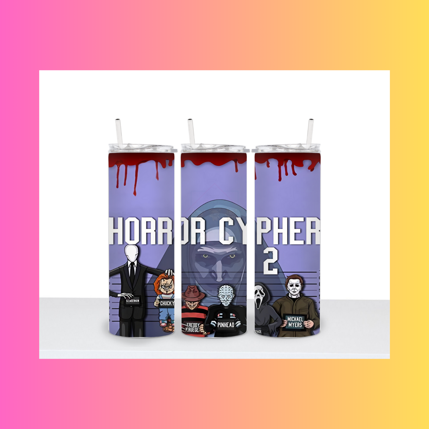 👻 Horror Inspired Tumbler Collection 👻
