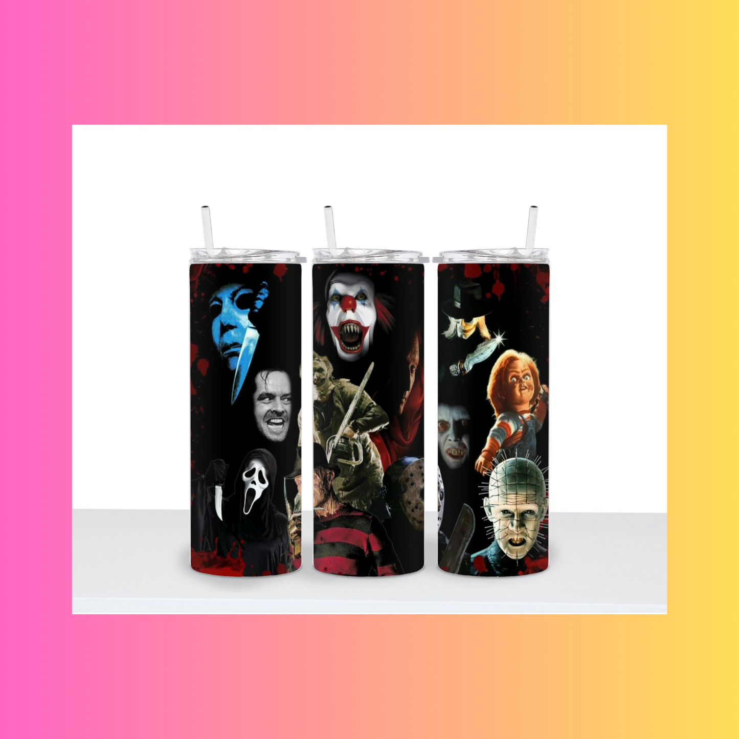 👻 Horror Inspired Tumbler Collection 👻