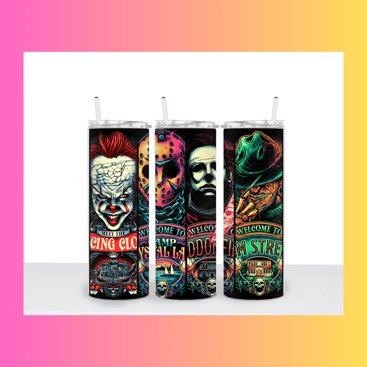 👻 Horror Inspired Tumbler Collection 👻