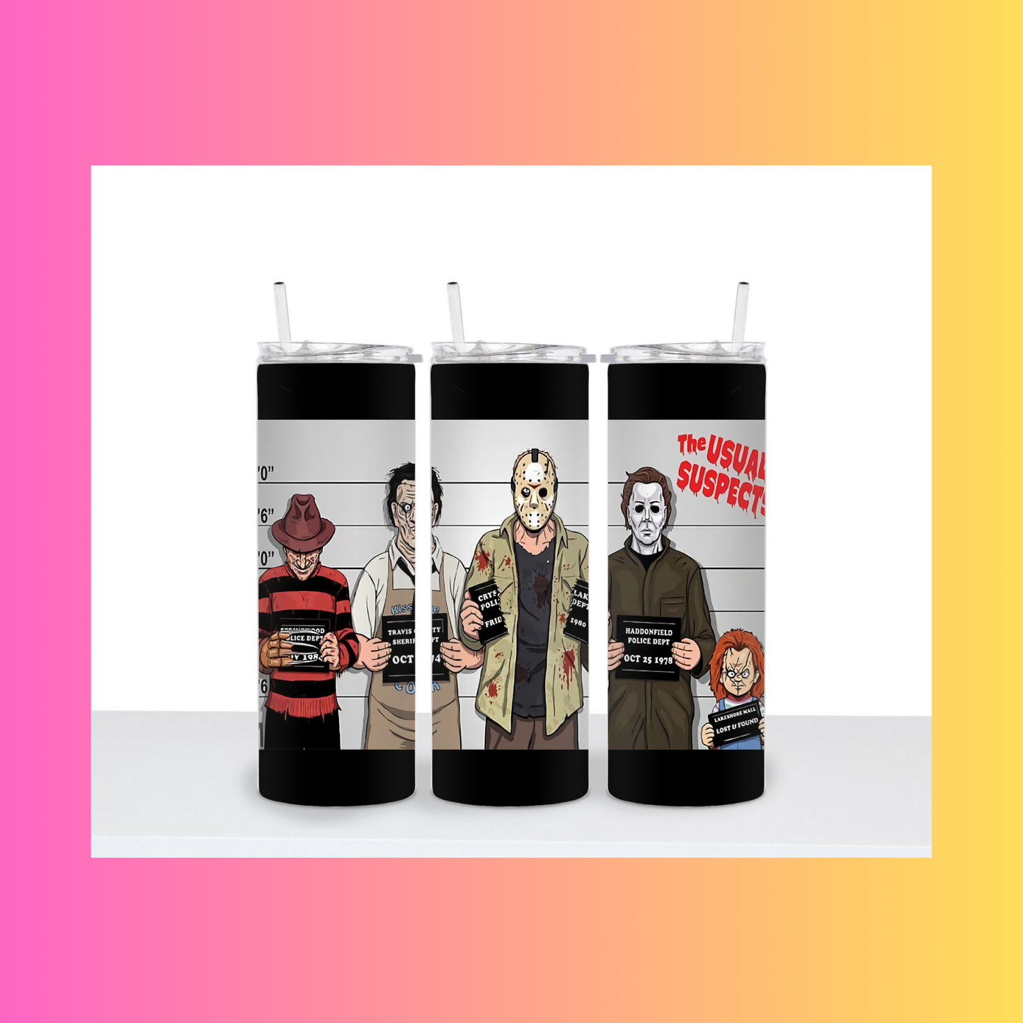 👻 Horror Inspired Tumbler Collection 👻